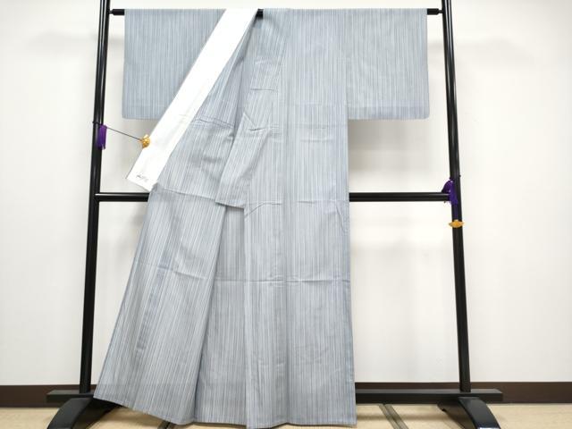 平和屋着物■極上　夏物　本場縞大島紬　夏大島　伝統工芸士　紫善作　夏南風　むらなか謹製　やまと誂製　証紙付き　逸品　CYAA3222s5_2