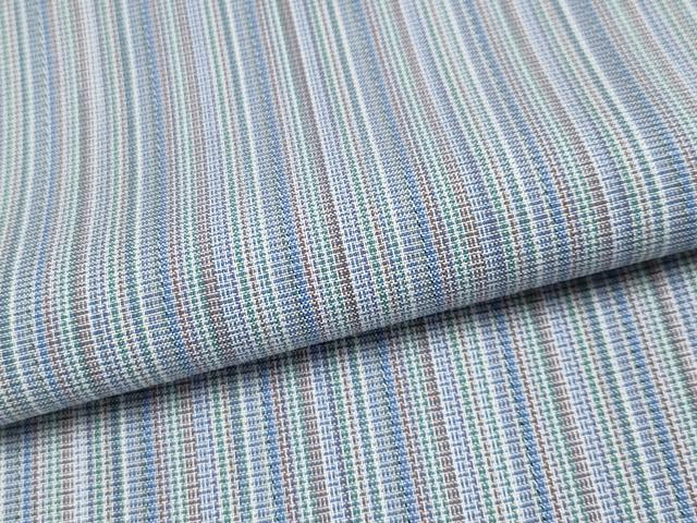 平和屋着物□極上 夏物 本場縞大島紬 夏大島 伝統工芸士 紫善作