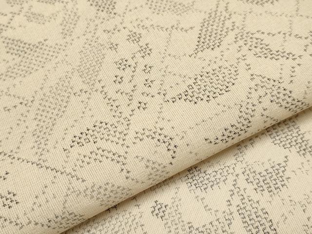 平和屋本店＊極上　夏物　本場大島紬　夏大島　枝葉木の実　浅黄色地　白新染織謹製　証紙付き　逸品　CYAA5023s6_4