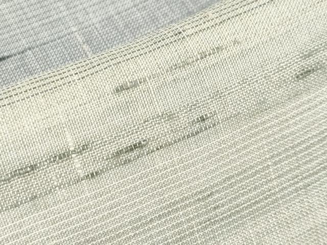 平和屋本店□極上 夏物 夏赤城 手座繰り 根啓織物謹製 証紙