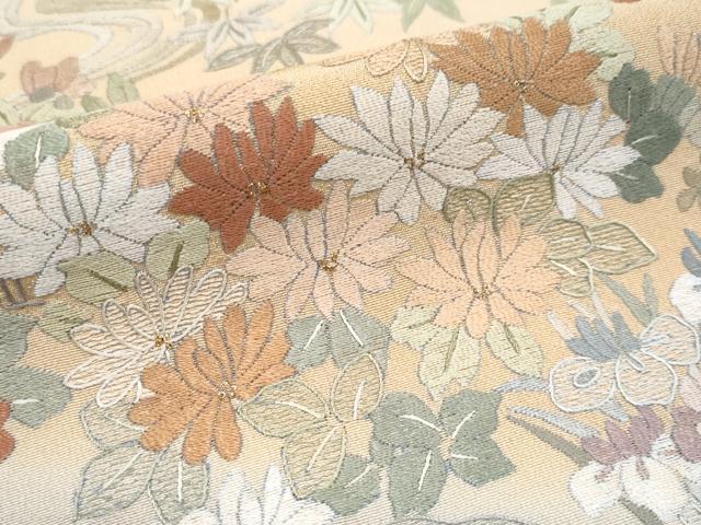 平和屋本店■極上　訪問着　呉県刺繍　総刺繍　御所解文　暈し染め　金糸　逸品　未使用　CYAA3288s5 平和屋本店□極上 訪問着 呉県刺繍 総刺繍 御所解文 暈