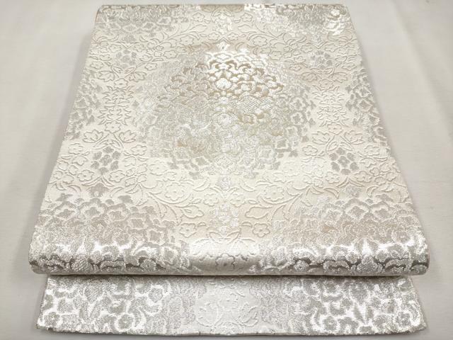 平和屋着物■極上　七五三　女の子　7歳　祝着・袋帯セット　駒刺繍　絞り　鼓草花文　逸品　CYAA3308s5_6