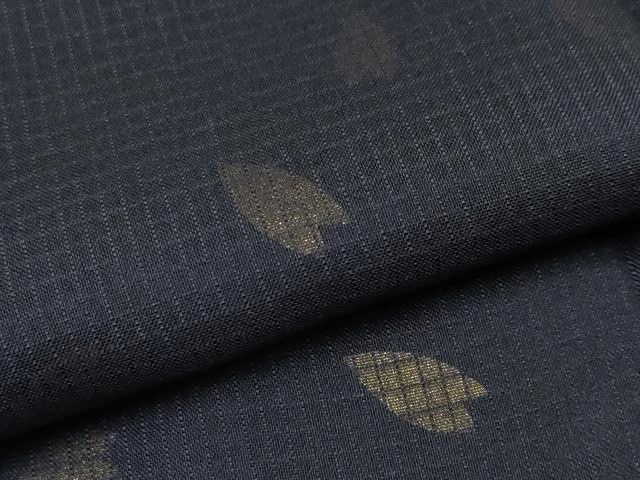 平和屋着物□極上 道中着 ロング丈 舞花びら 暈し染め 金彩 逸品