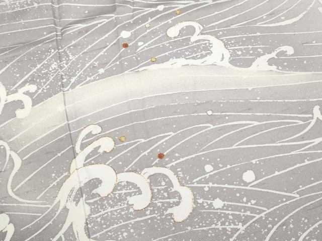 平和屋本店□極上 石川県指定無形文化財 牛首紬 白山工房 手織り