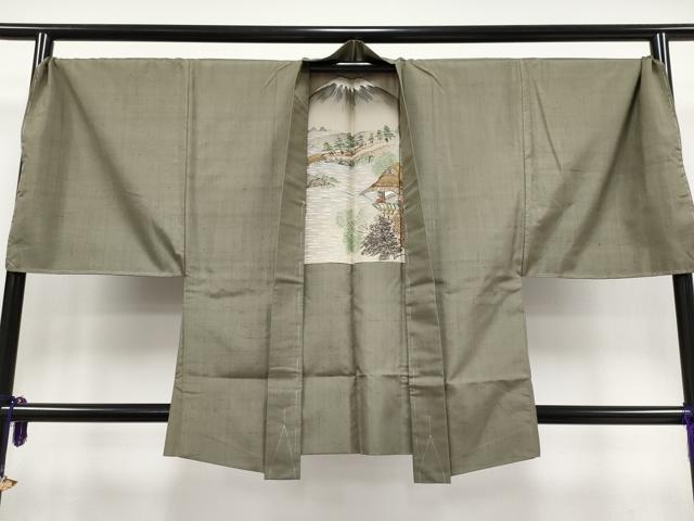 平和屋本店□極上 伝統工芸士 七代目 吉澤与市 男性 紬 アンサンブル 