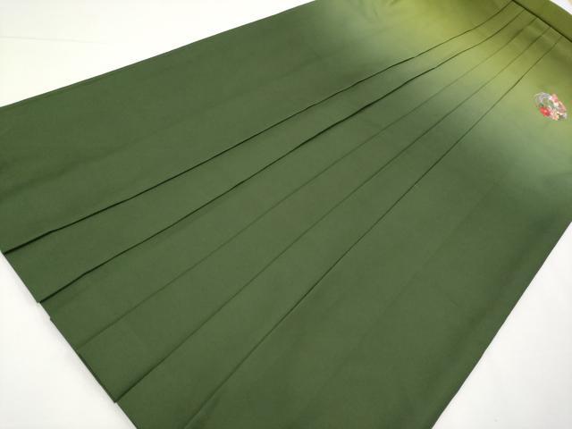 平和屋着物■極上　女性　行灯袴　総刺繍　鳳凰草花文　暈し染め　金銀糸　洗える着物　逸品　CYAA3459s5