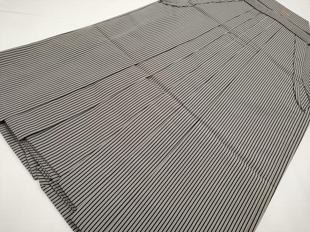 平和屋着物■極上　男性　馬乗り袴　神代袴　縞　神尾織物謹製　逸品　CYAA3489s5