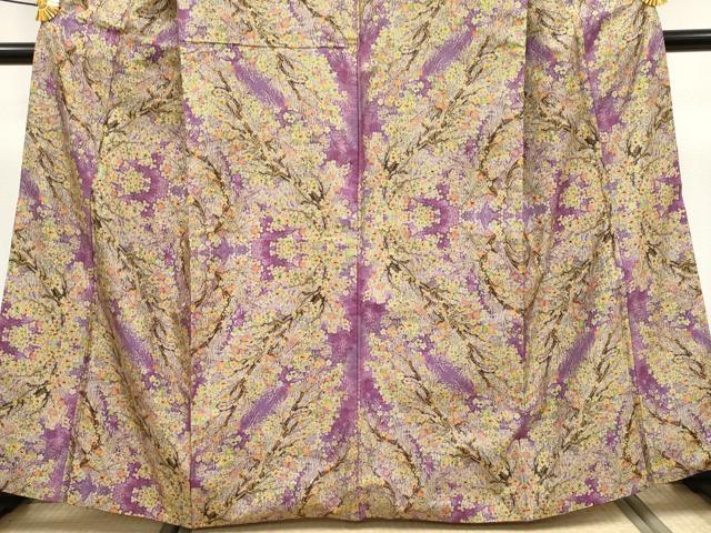 平和屋着物□極上 本場大島紬 7マルキ 枝花文 総絣 逸品 CYAA3520s5