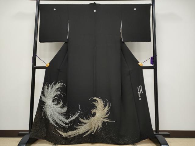 平和屋本店■極上　金彩友禅　卓越技能者・名工・和田光正　黒留袖　乱菊　金彩　逸品　CYAA3622s5