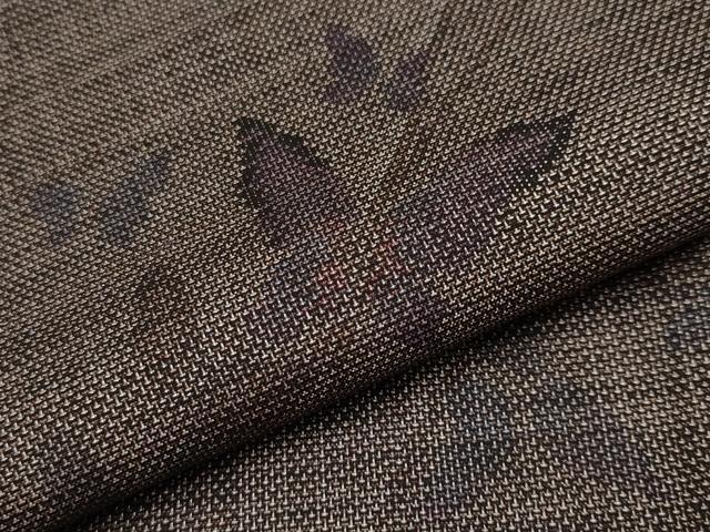 平和屋着物□極上 都喜ヱ門 本場大島紬 9マルキ 泥染め 蝶