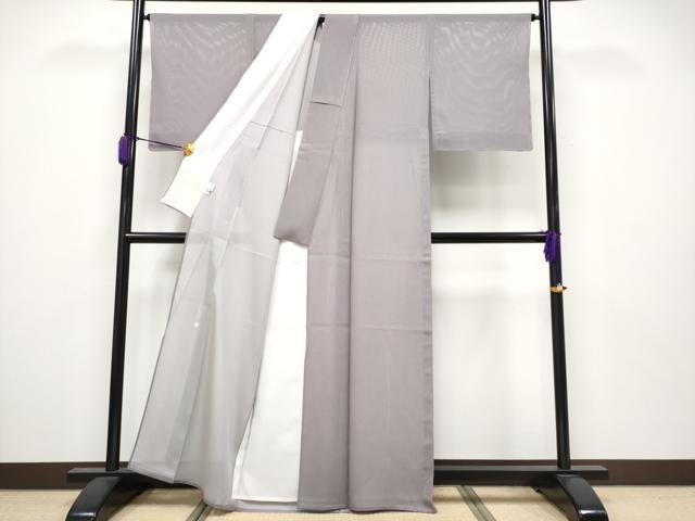 平和屋着物□極上 夏物 伝統工芸師 服部光擴監修 江戸小紋 絽 堅牢染