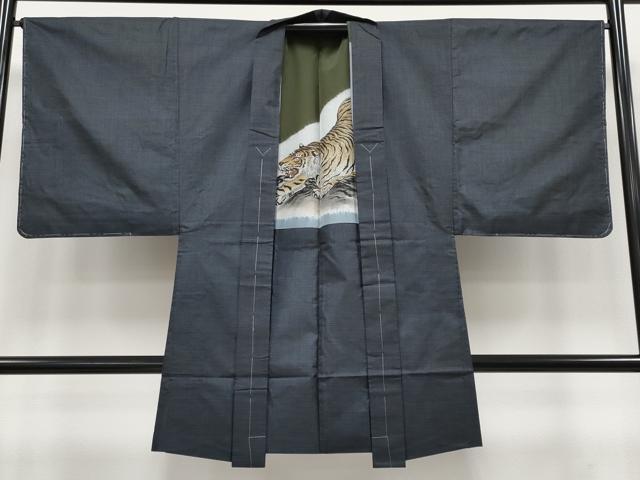 平和屋着物■極上　男性　本場大島紬　アンサンブル　100亀甲　総詰め　新納光央作　証紙付き　逸品　未使用　CYAA3701s5