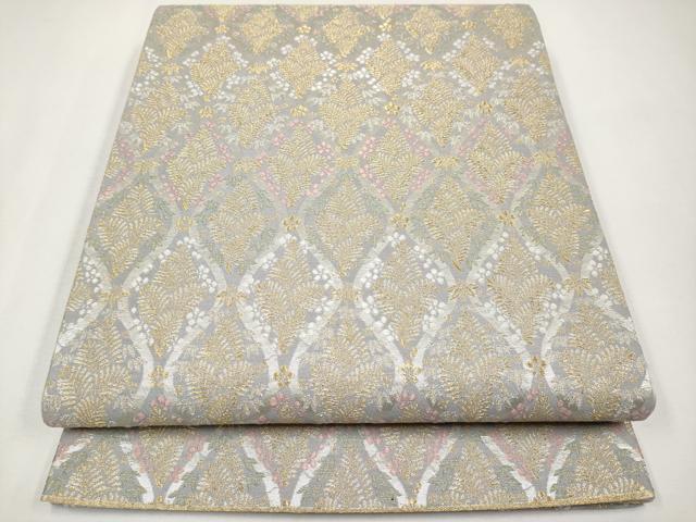 平和屋着物■極上　六通柄袋帯　立涌取松竹梅　金銀糸　逸品　CYAA3752s5