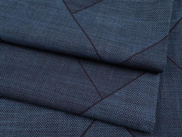 平和屋着物■極上　綿薩摩　木綿　檜垣文様　逸品　CYAA3787s5