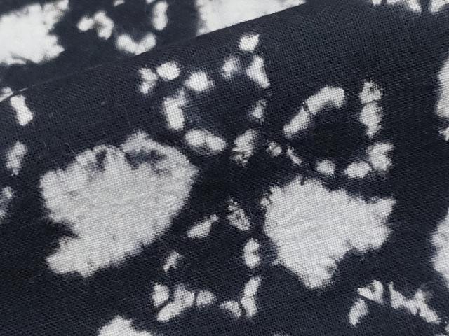 平和屋着物■極上　夏物　浴衣　絵羽　有松鳴海絞り　枝垂れ桜文　黒地　綿　逸品　CYAA3792s5_8