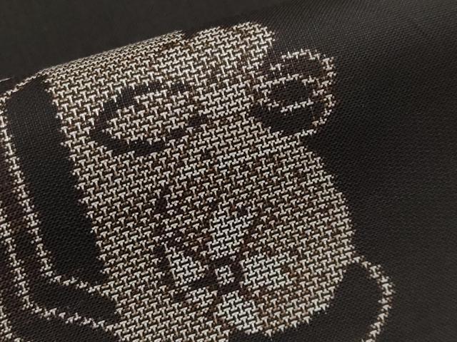 平和屋着物□極上 本場大島紬 9マルキ 地空き 亀甲仕覆花文