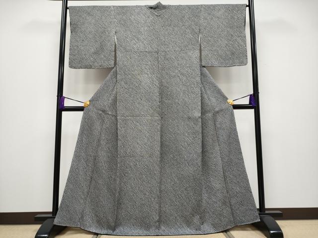 平和屋着物■極上　大変加工の良い総絞り小紋　黒地　逸品　未使用　CYAA3833s5 平和屋着物□極上 大変加工の良い総絞り小紋 黒地 逸品 未使用