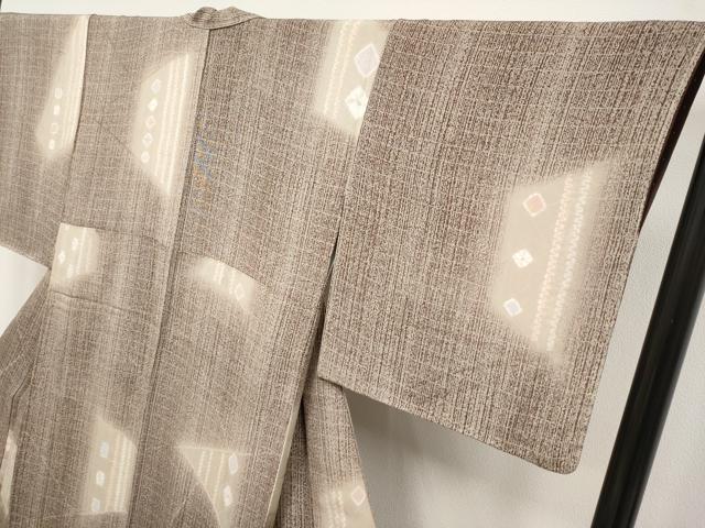 平和屋本店□極上 創業460年・千總 小紋 絞り 切嵌吉祥文