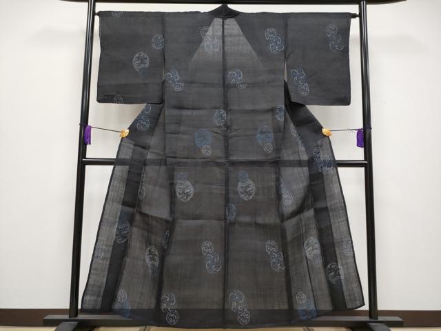 平和屋本店□極上 夏物 重要無形文化財 本場宮古上布 苧麻 逸品