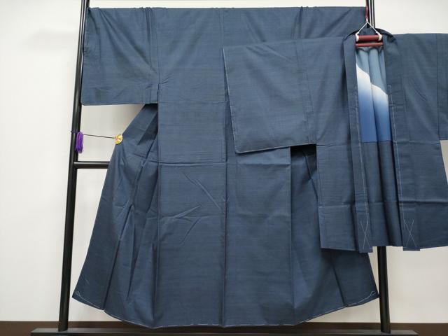 平和屋着物■極上　男性　本場大島紬　アンサンブル　100亀甲　総詰め　逸品　未使用　CYAA3923s5