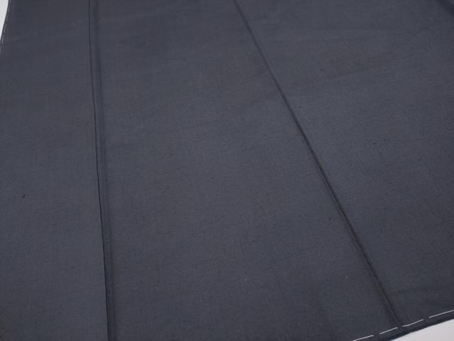 平和屋着物●極上　結城紬　色無地　濃紺地　証紙付き　逸品　未使用　CYAA4157s6_5