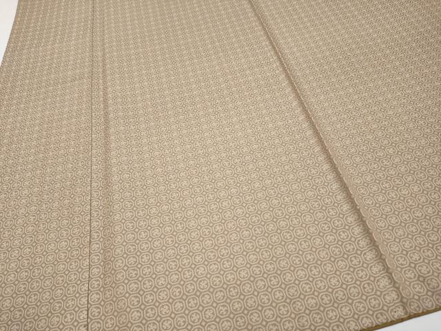 平和屋着物○極上 男性 お召 吉祥文 柴染色地 逸品 CYAA4216s6
