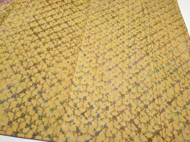 平和屋着物●極上　菅原工房　菅原結作　漢方染紬　訪問着　証紙付き　逸品　未使用　CYAA4219s6_4