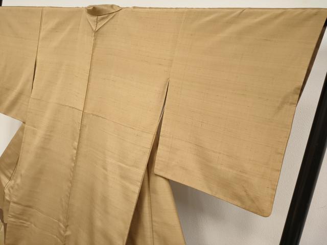 平和屋本店●極上　伝統工芸士　曽根武勇　訪問着　紬地　霞文　香染色地　逸品　CYAA4224s6_2