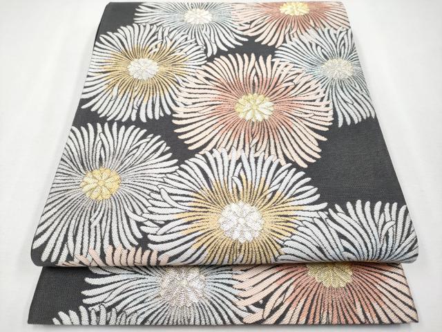 平和屋着物●極上　六通柄袋帯　唐織　菊尽くし　金銀糸　逸品　CYAA4248s6