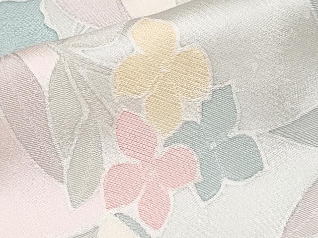 平和屋着物●極上　小紋　地紋起こし　枝花文　たたき染め　逸品　未使用　CYAA4296s6_8