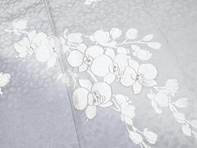 平和屋本店●極上　訪問着　総刺繍　胡蝶蘭　暈し染め　金糸　紫水晶色地　逸品　未使用　CYAA4352s6_2