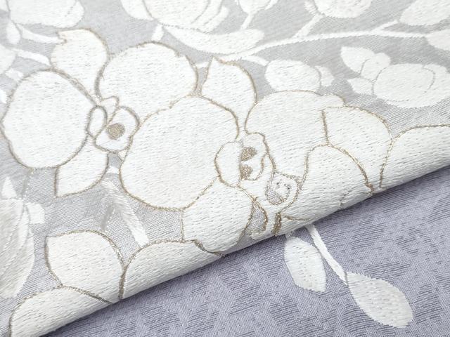 平和屋本店●極上　訪問着　総刺繍　胡蝶蘭　暈し染め　金糸　紫水晶色地　逸品　未使用　CYAA4352s6_6