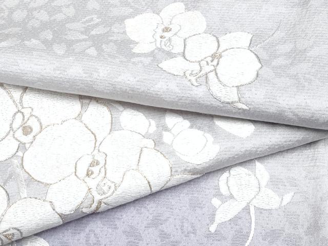 平和屋本店●極上　訪問着　総刺繍　胡蝶蘭　暈し染め　金糸　紫水晶色地　逸品　未使用　CYAA4352s6_5