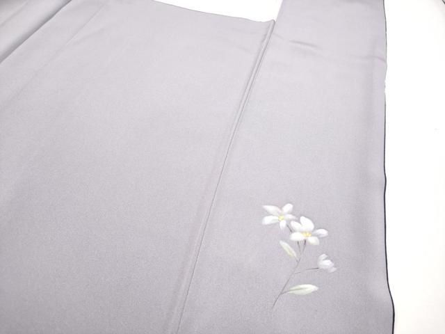 平和屋着物●極上　訪問着　手描き　枝花文　暈し染め　銀彩　逸品　CYAA4382s6_8