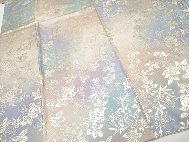 平和屋本店●極上　小紋　枝花文　暈し染め　金彩　逸品　未使用　CYAA4476s6_5