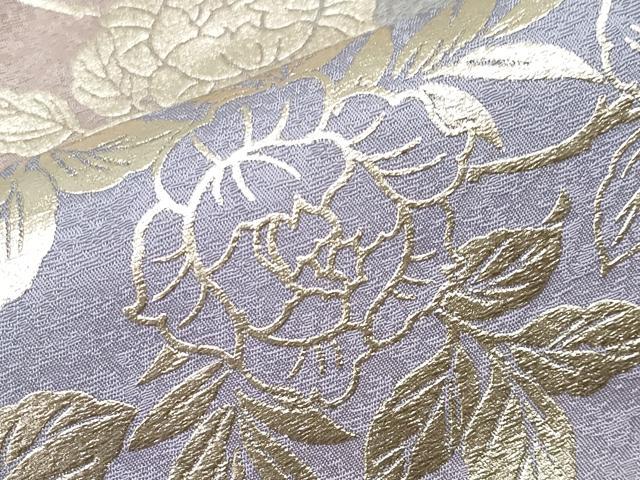 平和屋本店●極上　小紋　枝花文　暈し染め　金彩　逸品　未使用　CYAA4476s6_8
