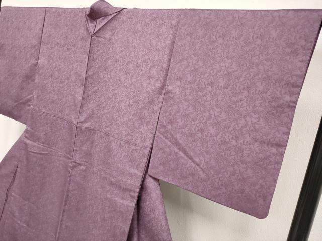 平和屋着物●極上　紋屋井関　御寮織　お召　色無地　桐竹鳳凰文　濃色地　ますいわ屋扱い　逸品　CYAA4506s6_3