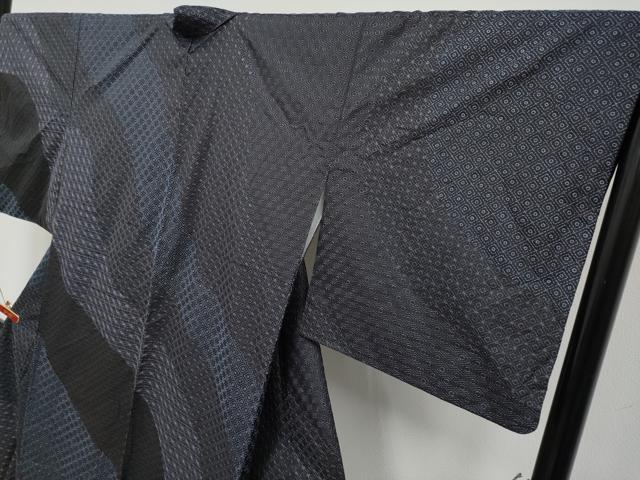 平和屋本店●極上　本場大島紬　訪問着　総刺繍　刺し子　道長吉祥文　逸品　CYAA4590s6_2
