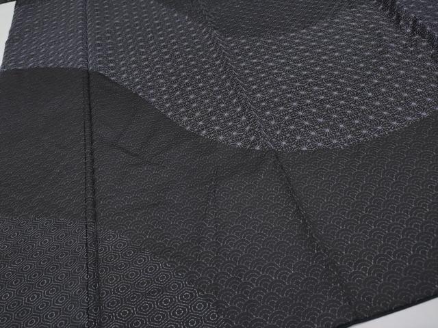平和屋本店●極上　本場大島紬　訪問着　総刺繍　刺し子　道長吉祥文　逸品　CYAA4590s6_5