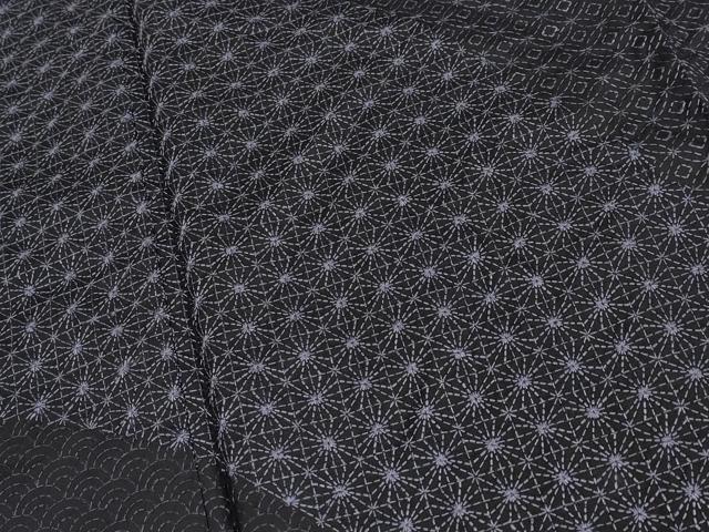 平和屋本店●極上　本場大島紬　訪問着　総刺繍　刺し子　道長吉祥文　逸品　CYAA4590s6_4