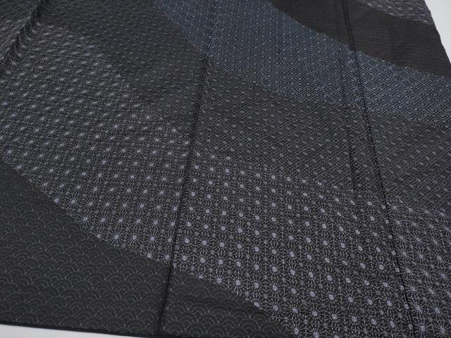 平和屋本店●極上　本場大島紬　訪問着　総刺繍　刺し子　道長吉祥文　逸品　CYAA4590s6_6