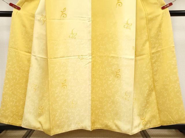 平和屋着物●極上　京都・西陣　織元ブランド　秦流舎　お召　唐草文　暈し染め　逸品　CYAA4594s6_4