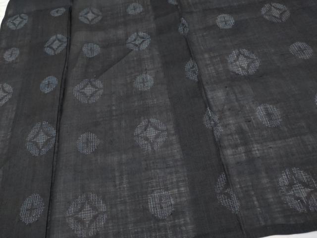 平和屋本店＊極上　夏物　重要無形文化財　本場宮古上布　七宝文　苧麻　逸品　CYAA4633s6_5