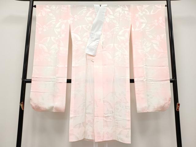 平和屋本店●極上　人間国宝　羽田登喜男　TOKIOetTOKI　振袖・長襦袢セット　市松枝花文　逸品　CYAA4693s6 平和屋本店○極上 人間国宝 羽田登喜男 TOKIOetTOKI 振袖・長襦袢