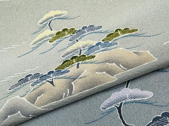 平和屋本店●極上　名門・上野家　四代目 上野真(二代目 上野為二)　訪問着　浜松文　暈し染め　逸品　CYAA4723s6_6