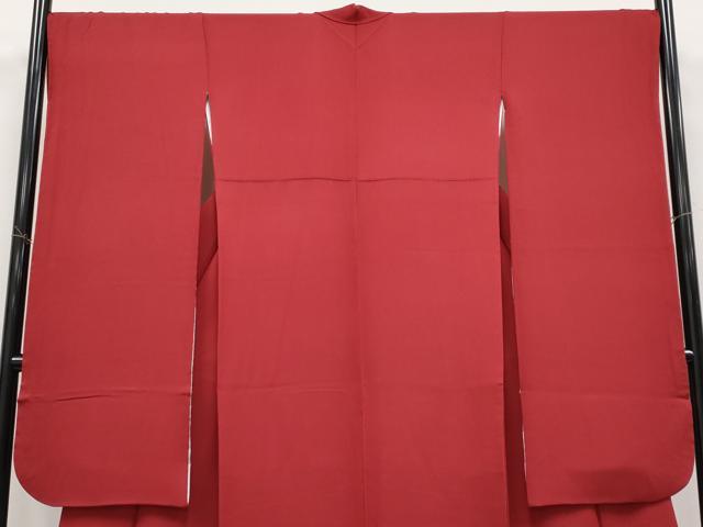平和屋本店●希少　創業460年・千總　振袖　朱・緋色地　逸品　CYAA4822s6 平和屋本店○極上 創業460年・千總 色留袖 駒刺繍 南蛮船 人物文 浅