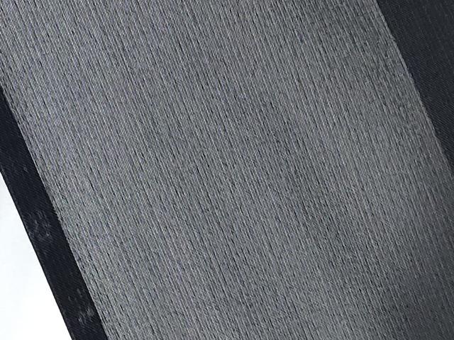平和屋本店＊極上　夏物　男性　東郷織物謹製　本場大島紬　夏大島　キングサイズ　みじん格子　濃紺地　証紙付き　逸品　CYAA4941s6_7