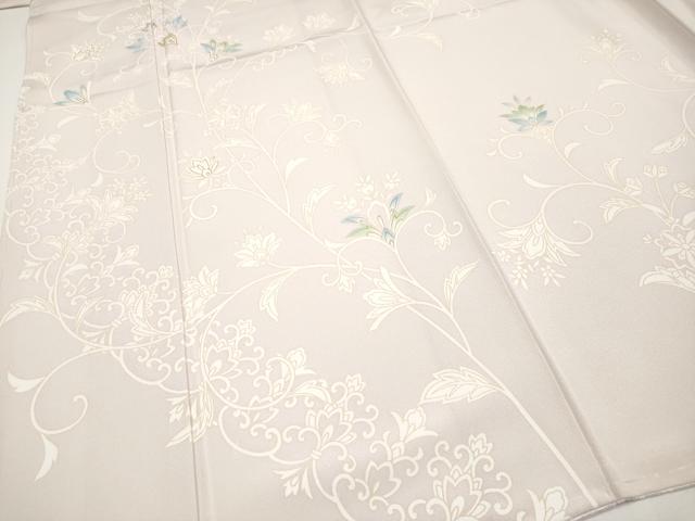 平和屋本店●極上　訪問着　駒刺繍　更紗唐草文　金彩　桜色地　逸品　未使用　CYAA4951s6 平和屋本店○極上 訪問着 駒刺繍 更紗唐草文 金彩 桜色地 逸品 未使用