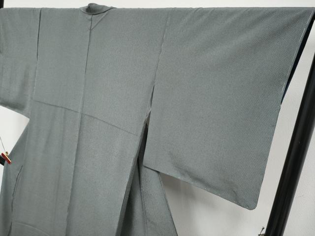 平和屋着物●極上　洗える最高級着物　＜英＞はなぶさ謹製　江戸小紋　万筋　黒地×潤色　逸品　未使用　CYAA5029s6_3
