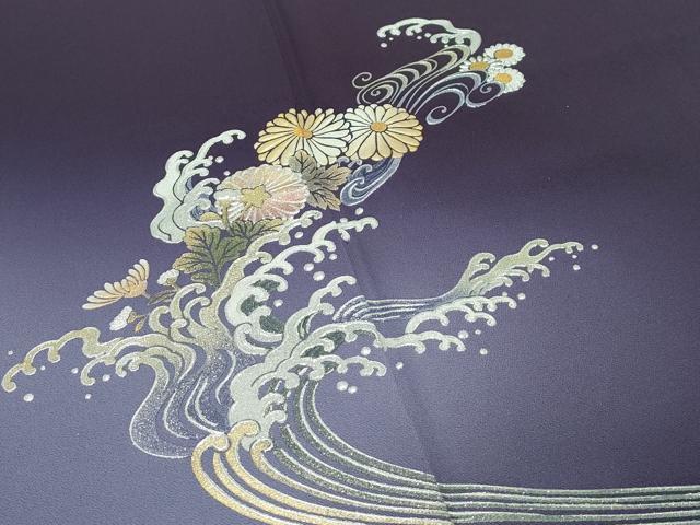 平和屋本店□極上 金彩友禅 卓越技能者・名工・和田光正 訪問着 立波